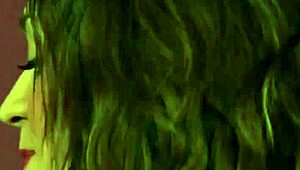 randy centerfold getting cumshot on her face and gulping all the jizz 😏