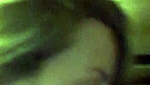 Danielle rides Cody's big dick in fishnets 😍