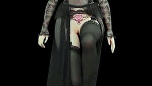 弱音裸舞抖音风mmd纯舞，3d成人动漫