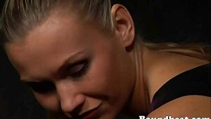 the beautiful drowsy slave is awoken by her mistress for spanking and training
