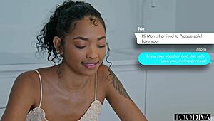 she whispers, 'surprise visit in my apartment, barbie rous'