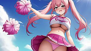 AI ANIME GARL2 GETS INTO SOME HENTAI FUN WITH HER ANIME BUDDIES