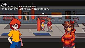 Muscular Girl Sucks Cock After Gym Training