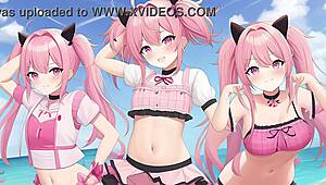 AI ANIME GARL2 GETS INTO SOME HENTAI FUN WITH HER ANIME BUDDIES