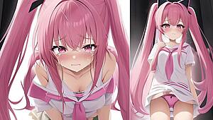 AI ANIME GARL2 GETS INTO SOME HENTAI FUN WITH HER ANIME BUDDIES