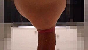 cremita in her mouth, she sucks my cock and feels it