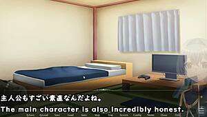 What happens in this crossdressing game trial with machine subtitles?