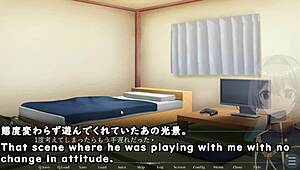 What happens in this crossdressing game trial with machine subtitles?