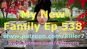 Chillin' with new family in anime 😊