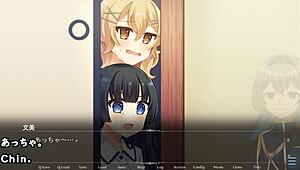 What happens in this crossdressing game trial with machine subtitles?