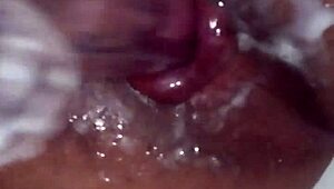 wish it was real cum dripping out my hole anal assfucking masturbation clothes ripped