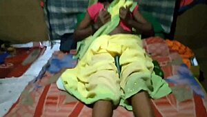 Bhabhi stuffs her tight chut with wild sex in Hindi dub