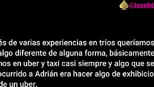 video relato viaje cachondo en uber con detalles publicos