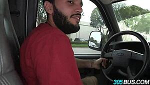 Lily is obsessed with amazing tits on the 305bus, wow! 😍