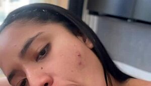 Look How I Suck Cock Recording for My Cuckold Boyfriend!