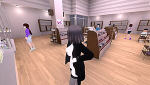 Serika-san exposes herself in a naked coat outdoors for thrills