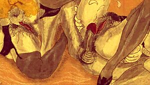 vintage erotic illustration brings back steamy old-school vibes, right? 😍