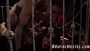 the rough girl dominates excited young tourists felicity feline and partner in bareback action