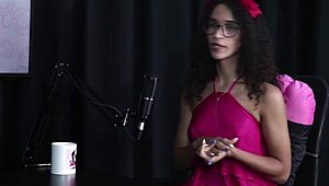 Transsexual Shows Blowjob After Sitting On Dick In Lingerie Group