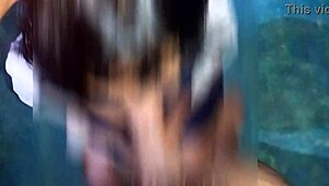 Mexican student rides teacher for better grade!