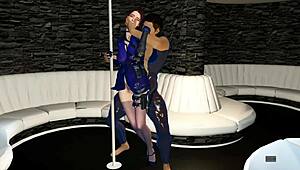 Beauty Officer Takes Hard Fuck in 3D Animation Part 02