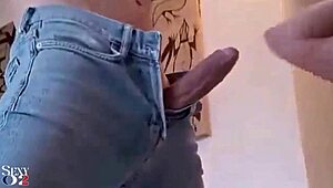 french amateur in satin lingerie gives deepthroat blowjob