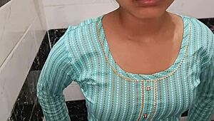 i caught my hot indian step sister in bathroom watching porn, hindi audio