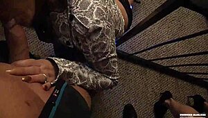 Why Is Hot Blonde Sucking Cock in Swingers Foursome?