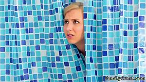 naughty boss’s stepdaughter sneaks into my shower