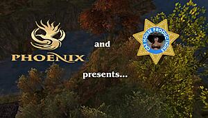 Femeie frumoasă ajunge la orgasm în orgie outdoor cu anal și muie