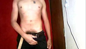 a quiet personal moment for the gay man in his room.