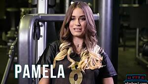 Sexy Black Teen 18+ Doing A Tough Pre Season Gym Workout