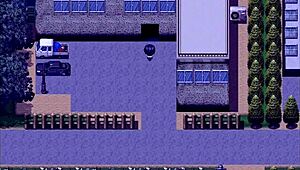 Regarde cette nympho se faire couvrir les gros seins et cul de sperme au ranch en public !