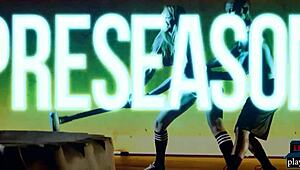 Sexy Black Teen 18+ Doing A Tough Pre Season Gym Workout