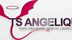 Ts Angelique shows off tiny tits in steamy Colombian compilation