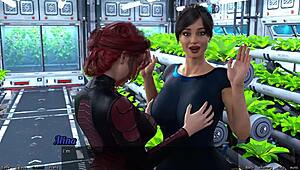 Stranded in space, I meet the step sisters on a distant planet