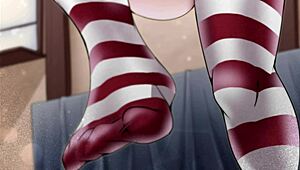 shimakaze wants to make you her slave in this hentai story