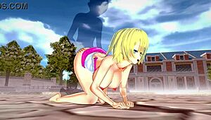 3d hentai with big ass and huge tits gets wild