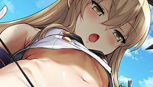 shimakaze wants to make you her slave in this hentai story