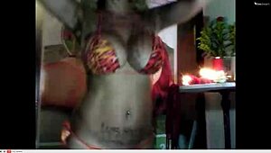 마리벨 잠브라노 트윗캠 큰가슴 보여줌 파트3