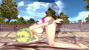 3d hentai with big ass and huge tits gets wild