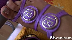 Adorable Slut Enjoys Pleasuring Herself with Passion in Homemade Fetish Video