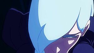 mei mei delivers an impressive blowjob to a lucky guy in public.
