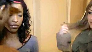 Horny Jayla Diamond intensely takes Rome Majors' big black cock in a wild 3way