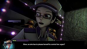 Dominant furry femdom takes control in this intense hentai pizza-making game session.