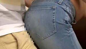 Japanese Cutie’s Huge Ass Pops Out for Outdoor Raw Action!