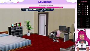 Vtuber Lewdneko Plays Harem Hotel Part 18 With Intense Moaning And Big Tits