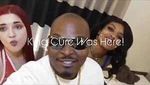 Wow, Dark Hazel slurpt slordig op twee monsterlullen hardcore! 😍