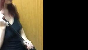 Violet Monroe dominates a fanboy with feet and fetish play!!