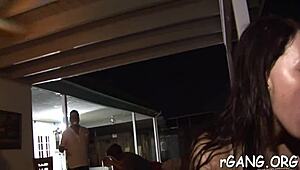 In this group contest, lesbians and straights engage in blowjobs and sex